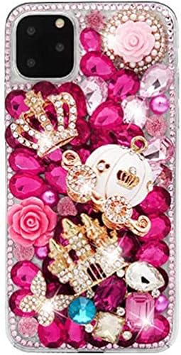 Miniatura 2 de LUZiUN SP02 - LUZiUN - Funda protectora con diseño de purpurina 3D de lujo para niñas y mujeres, funda protectora hecha a mano con protector de