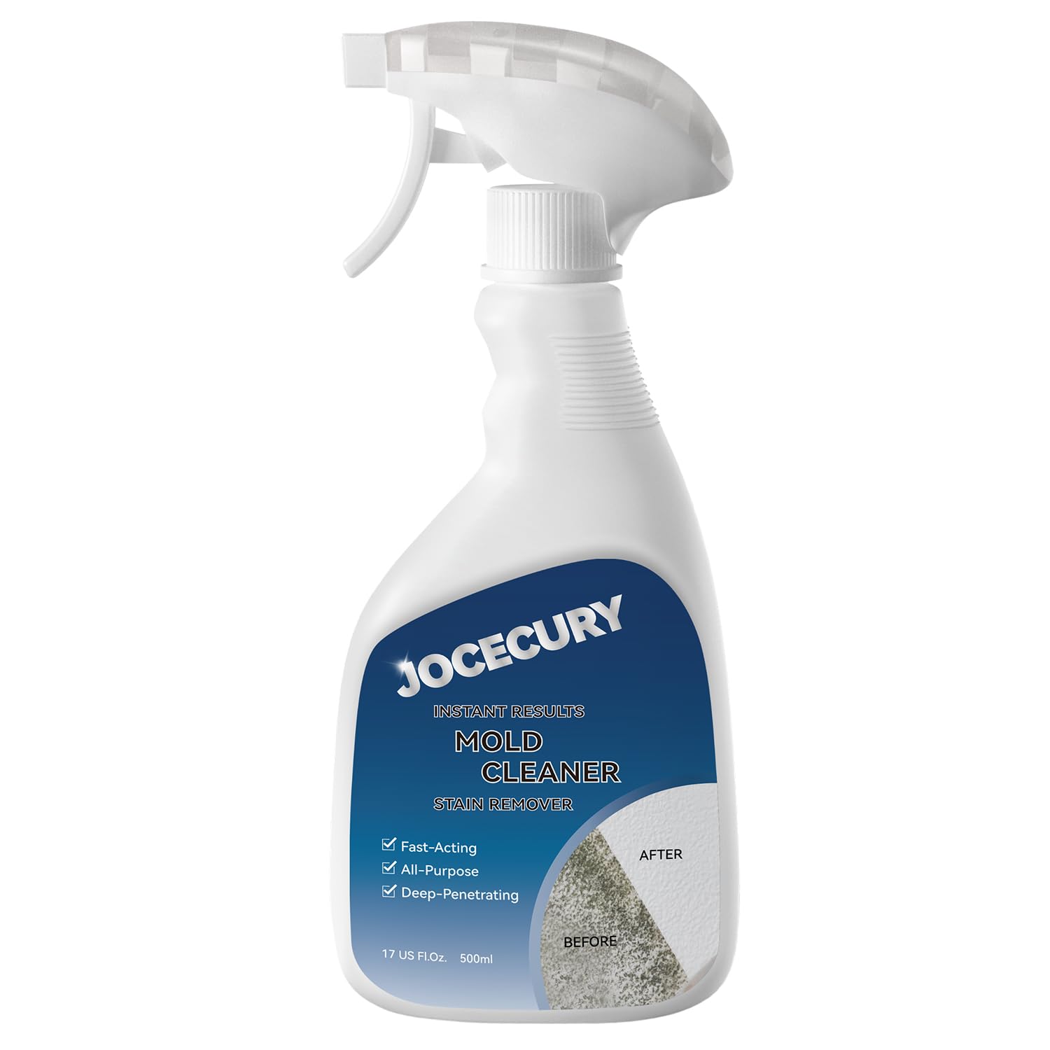 Jocecury 500ML Foaming Stain Remover Spray Multi-Purpose Foam Cleaner for Bathroom Kitchen Hard Surfaces Deep Penetrating Grout Glass