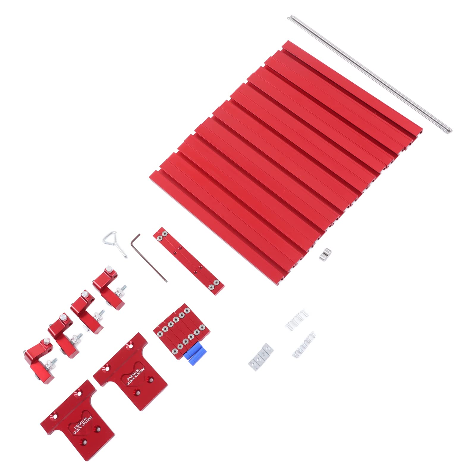 Zestaw prowadnic równoległych do obróbki drewna, elektryczna piła tarczowa, szyna do grawerowania ze stopu aluminium do precyzyjnej obróbki drewna