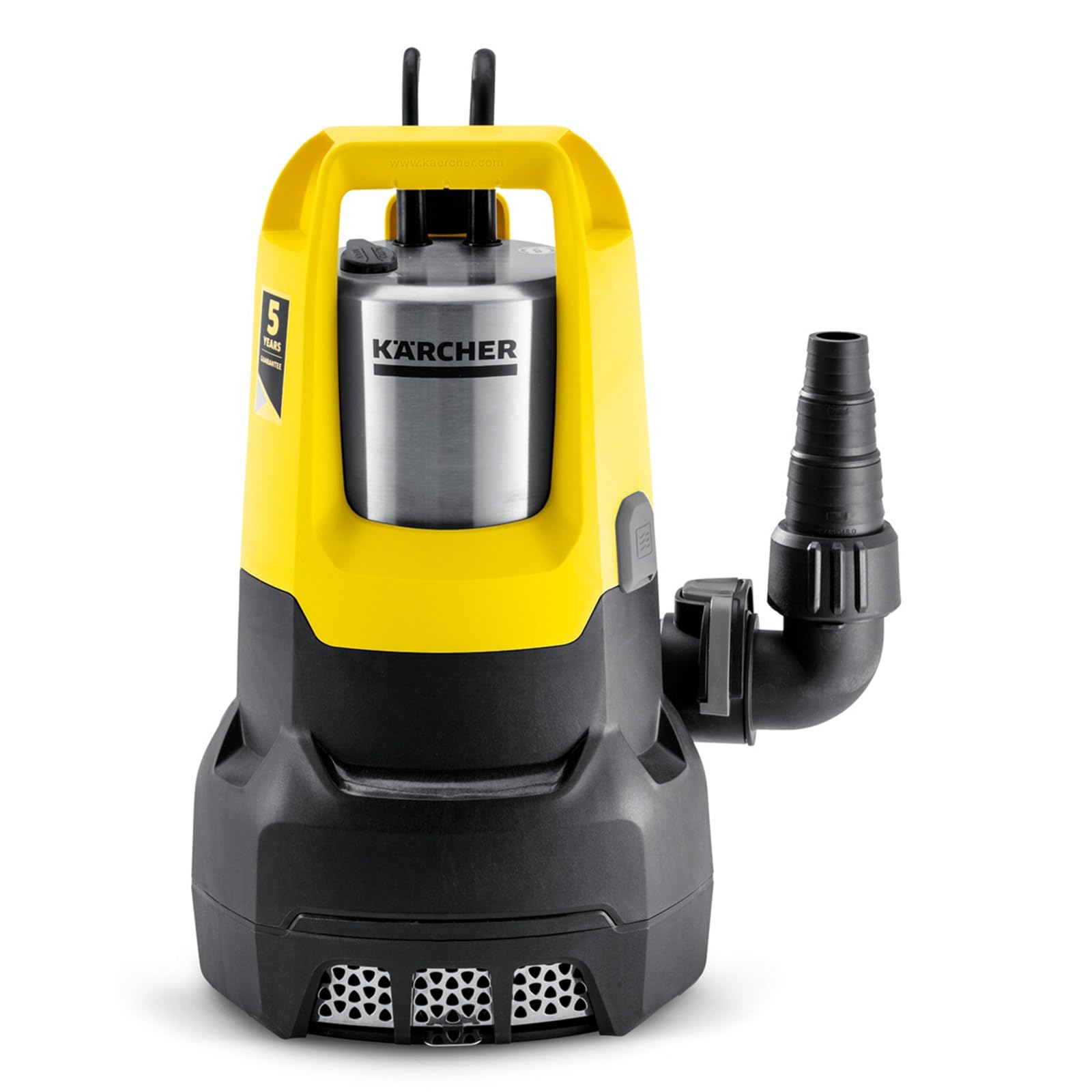 Kärcher SP 22.000 Dirt Level Sensor Schmutzwasser-Tauchpumpe, Fördermenge: 22.000 l/h, Eintauchtiefe: max. 7 m, Schmutzwasserpartikelgröße: max. 30 mm, Restwasserhöhe: 35 mm, Druck: 0,8 bar