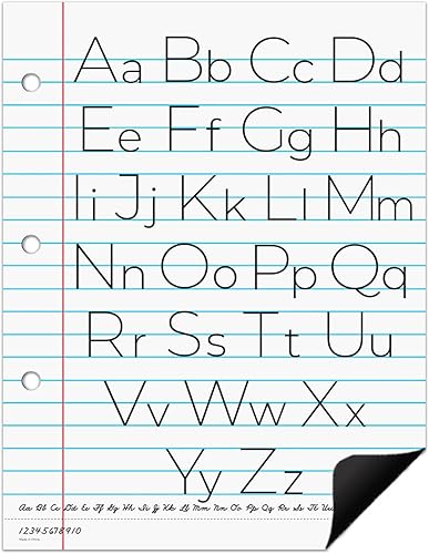 Papel magnético gigante para cuaderno, papel con forro magnético para pizarra blanca, póster de cuaderno de borrado en seco para profesores, papeles