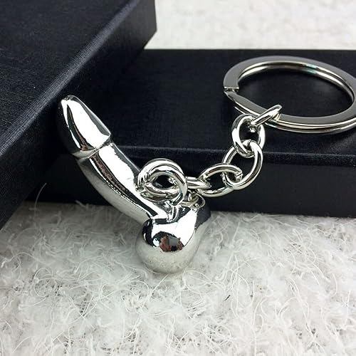 Llavero genitales masculinos 2024 para amantes de metal sexy pene llavero individual regalos mujer hombre coche llavero accesorios de moda regalo