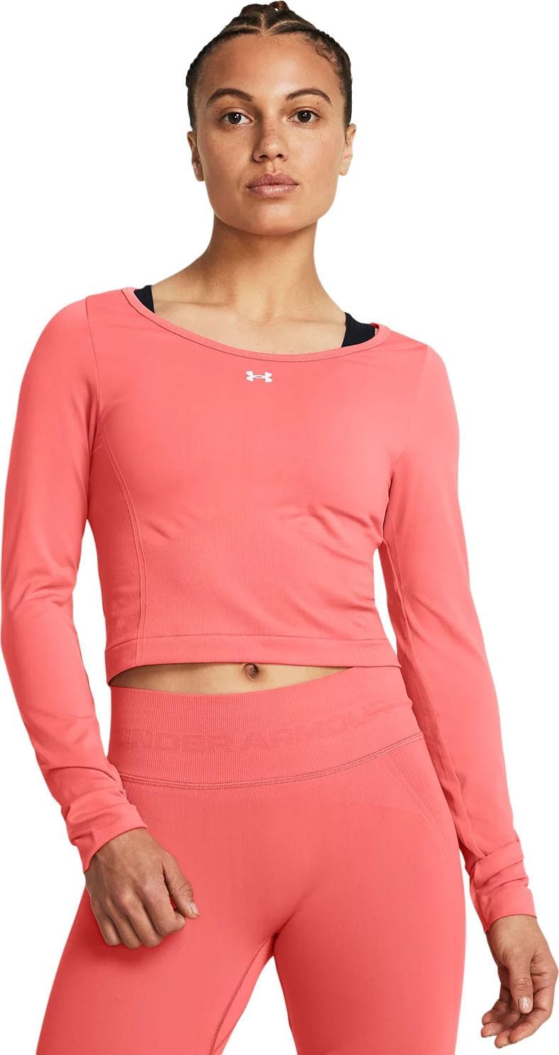 Under Armour - Womens Train Seamless Long Sleeve Sweater, Color COHO (811), Size: Large