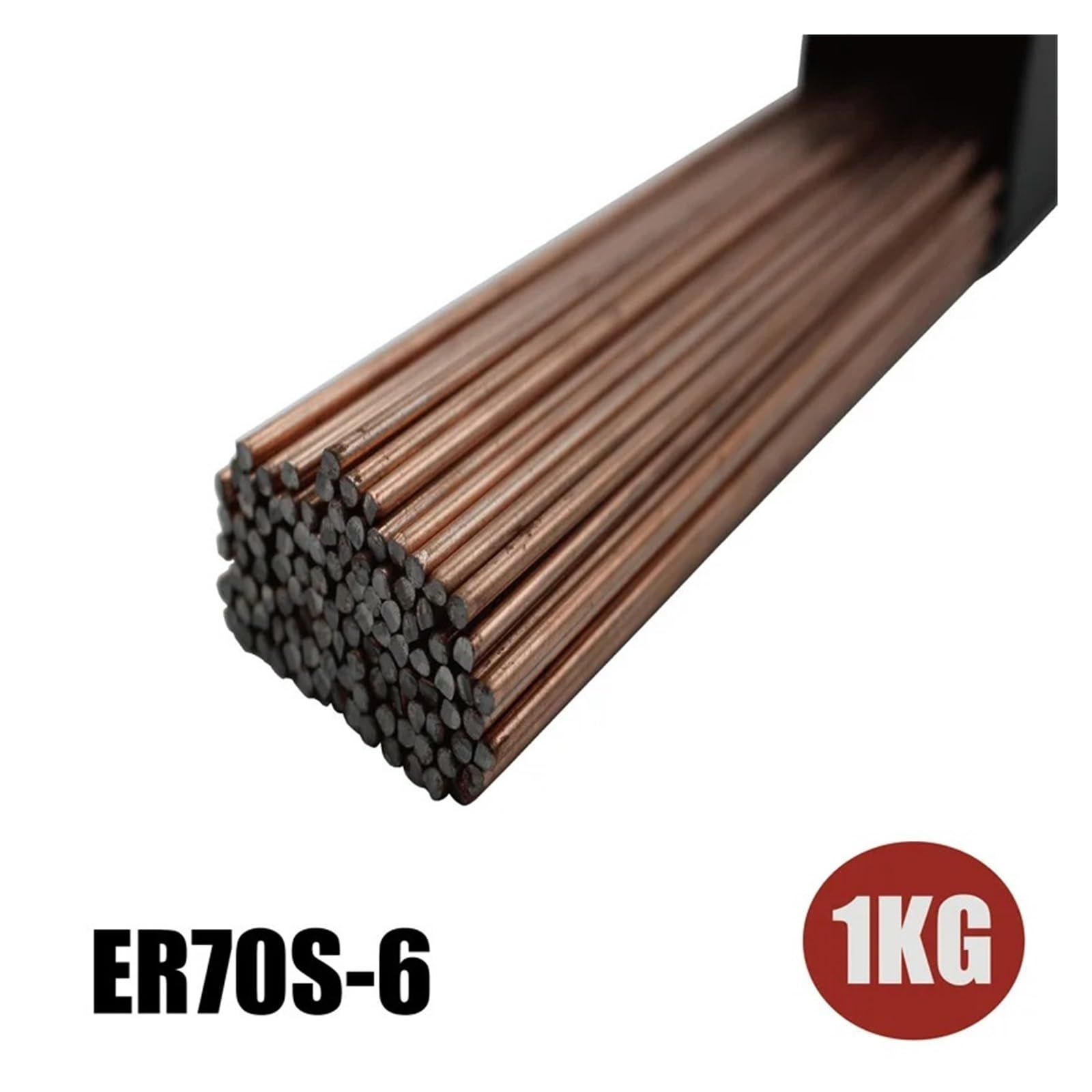 RAHBI Alambre de soldadura MIG de 1 kg ER70S-6 Acero dulce sin cobre leisurely (Size : 2.0mm x 500mm 1KG)