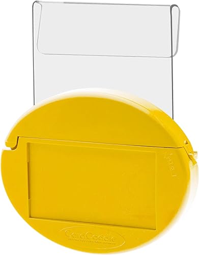 Miniatura 10 de Soporte para tarjetas de visita al aire libre con gancho para ventana con capacidad para tarjetas de contacto de 3.5 x 2 pulgadas para marketing en