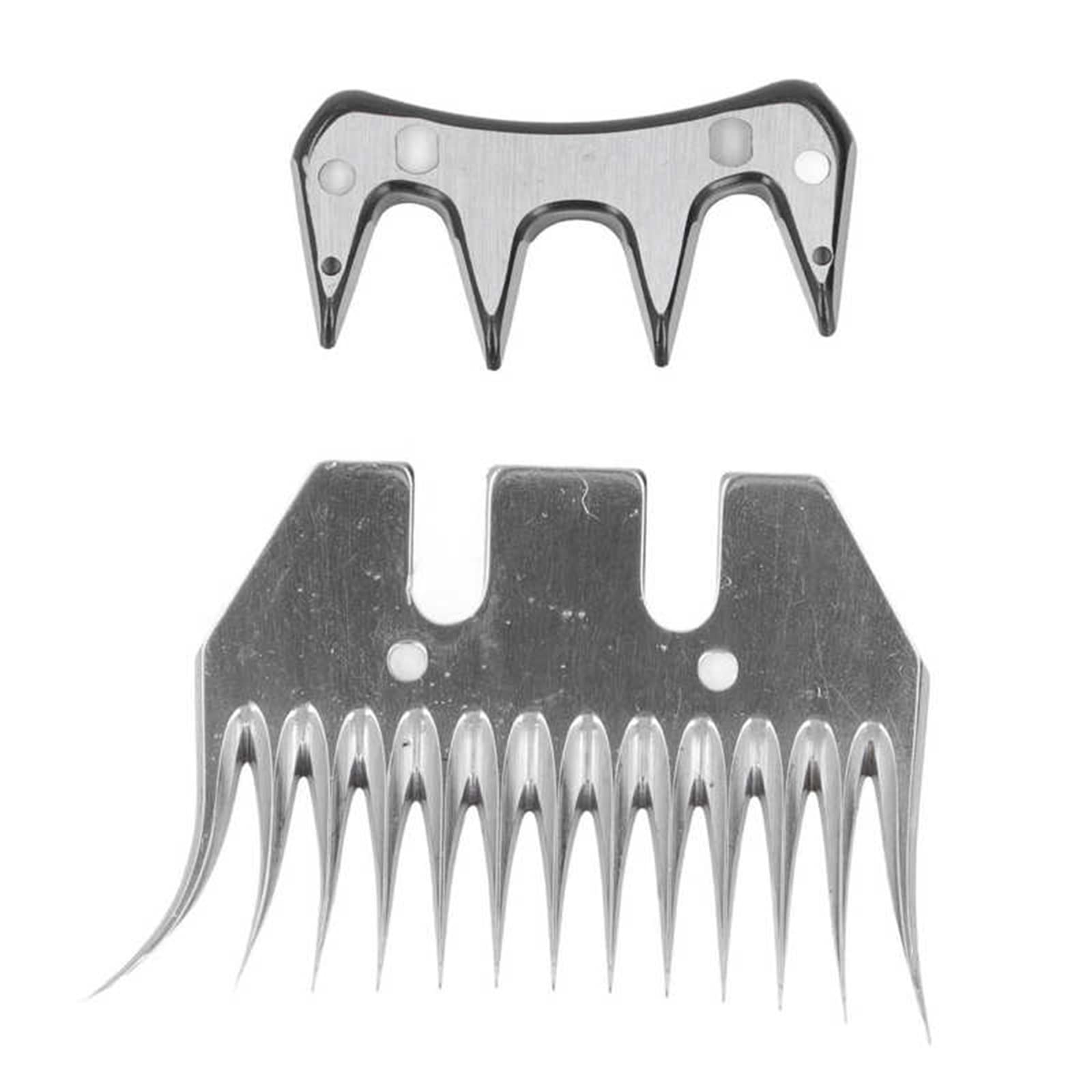 WREXIL Juego 8 Tijeras Para Ovejas Hoja Curvada Recta 9/13 Dientes Cortadora Cabra Hoja Tijera Cortadora Eléctrica Cabras Pieza Repuesto Tijera AC * 08 Tijeras Ovejas (Size : Curved 13 Tooth)