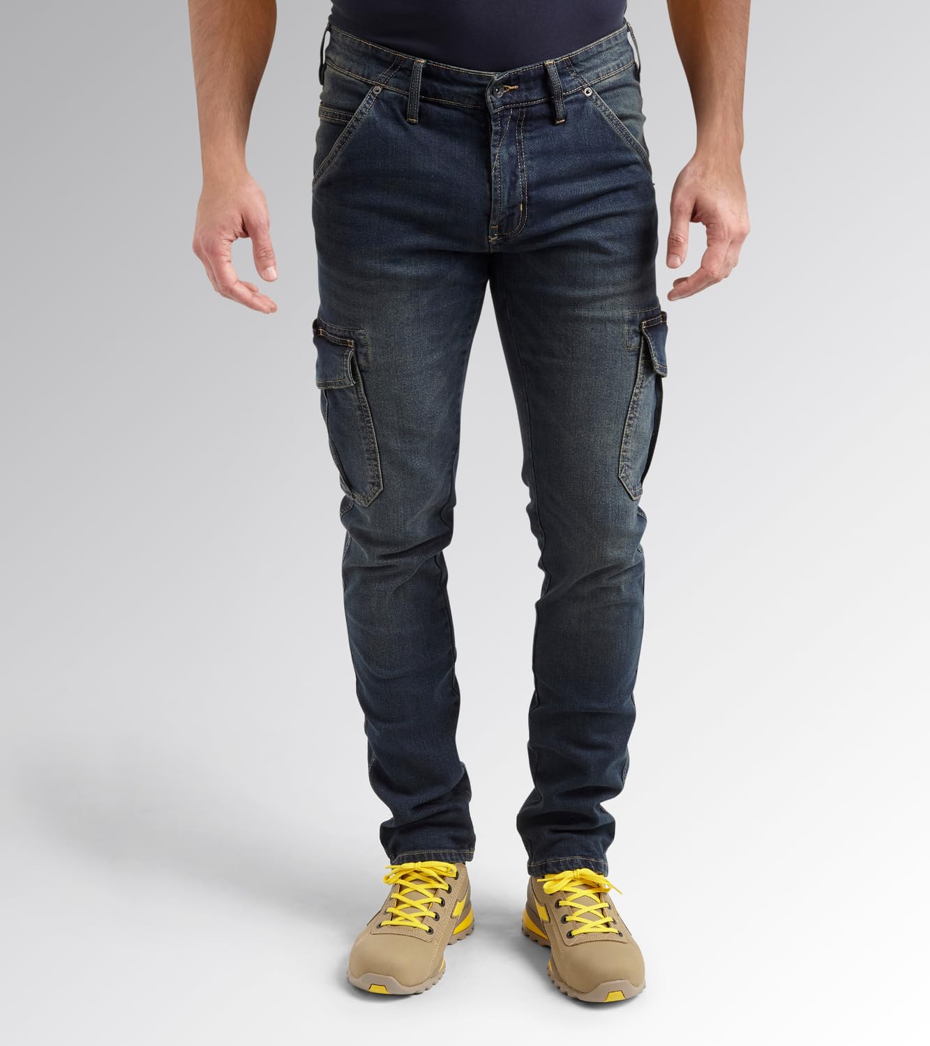 Utility Diadora Denim Pants Bermuda Stone ISO 13688: 2013 Hombre