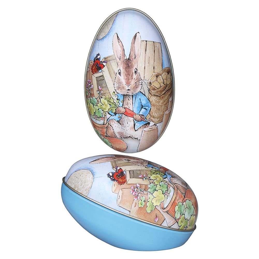 Crafty Capers Potting Shed | Peter Rabbit Two-Part Tinware Egg | Fillable Easter Gift