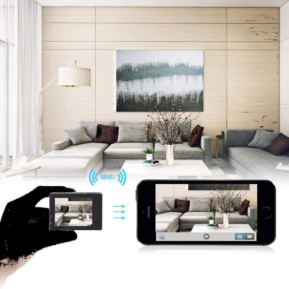 Caméra d'action sport 4K 16MP Mini Wifi - YWEI - Étanche 30m - Noir - Appareil Photo