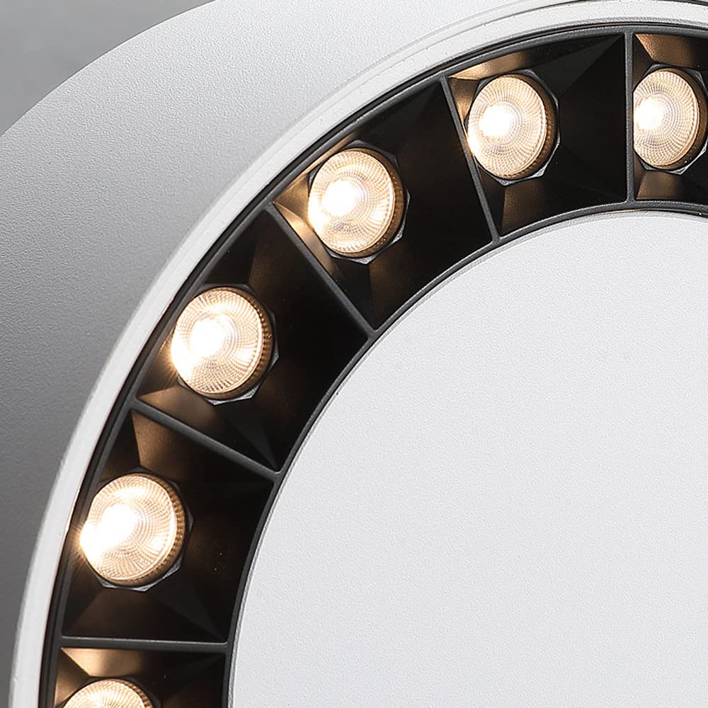 Spot LED d'intérieur, Mini Spot monopoint en saillie, Spot cylindrique en Aluminium, Spot directionnel pour Salon, Chambre, Couloir, Cuisine