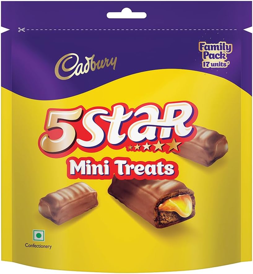 Cadbury 5 Star Mini Treats Chocolate Bars, 166.6 g