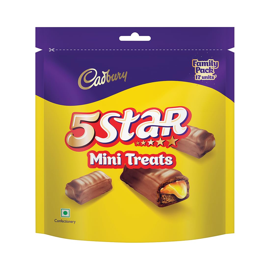 Cadbury 5 Star Mini Treats Chocolate Bars, 166.6 g