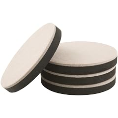 SuperSliders Felt Heavy Furniture Reusable Movers for Hard Surfaces 4 pieces - 5 Round