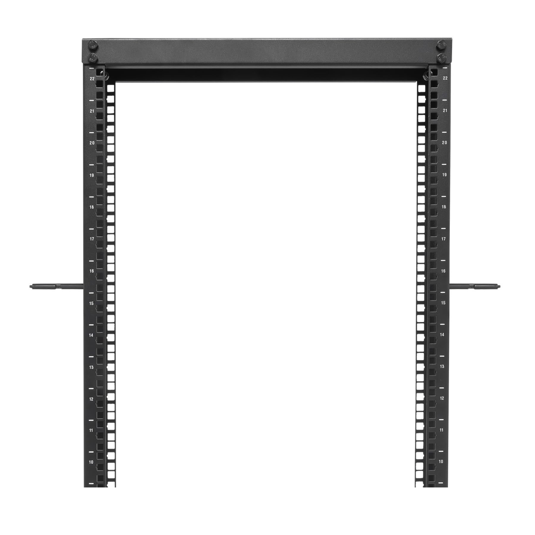 Aiten Data Armario Rack de Marco Abierto 22U de 2 Columnas Post 19″ (515 x 363 x 1116 mm)