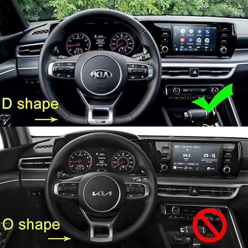 Miniatura 2 de Moldura de volante para accesorios Kia K5 GT GT-Line 2020 2021 2022 2023 2024 2025 (no para modelos LX LXS y EX)