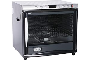 Weston Pro Series Digital Dehydrator Model 28-0301-W, 80 Liter 12 Tray with...
