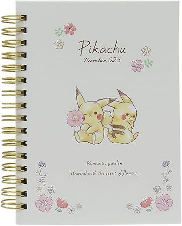 Amazon Co Jp ポケモン リングノート A6 W リングノート ピカチュウ フラワー ポケットモンスター 文房具 オフィス用品