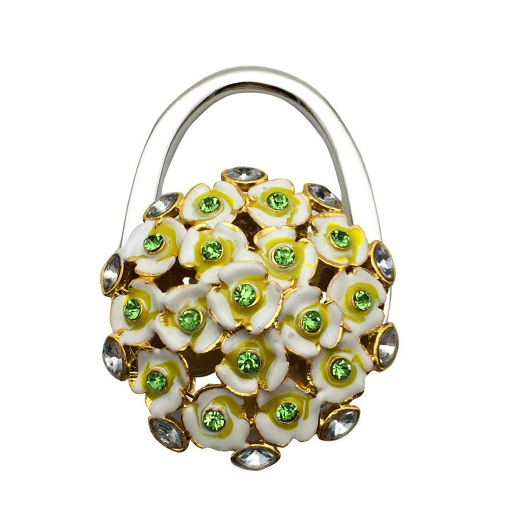 Zinc Alloy Flower Purse Hook FullyFloral Flowering Foldable Handbag