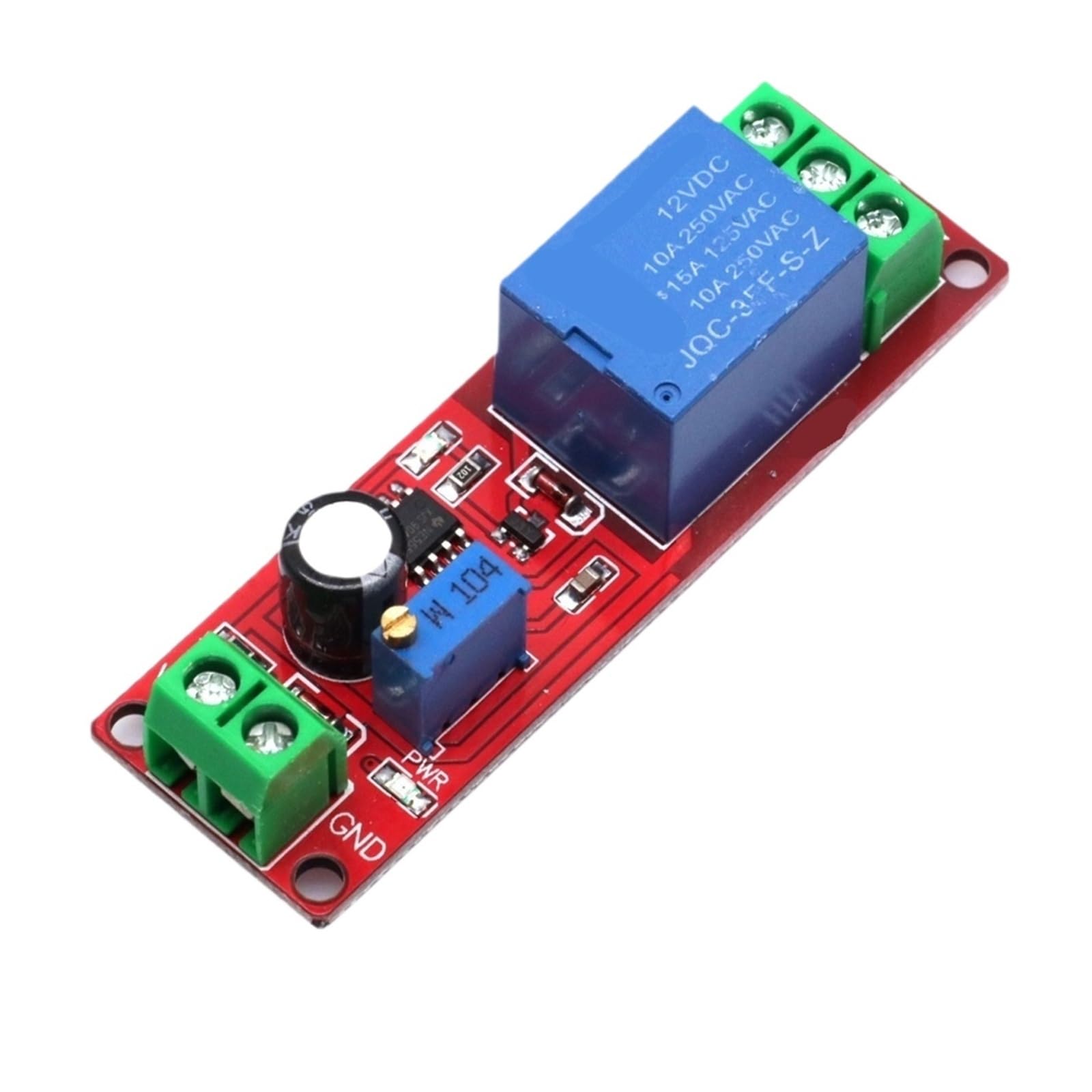 Motortreiber, 10 STÜCKE Zeitschaltuhr Einstellbares Modul Verzögerungsrelaismodul DC 12 V Monostabil Geschirmt Netzschalter,Intelligente Steuerung