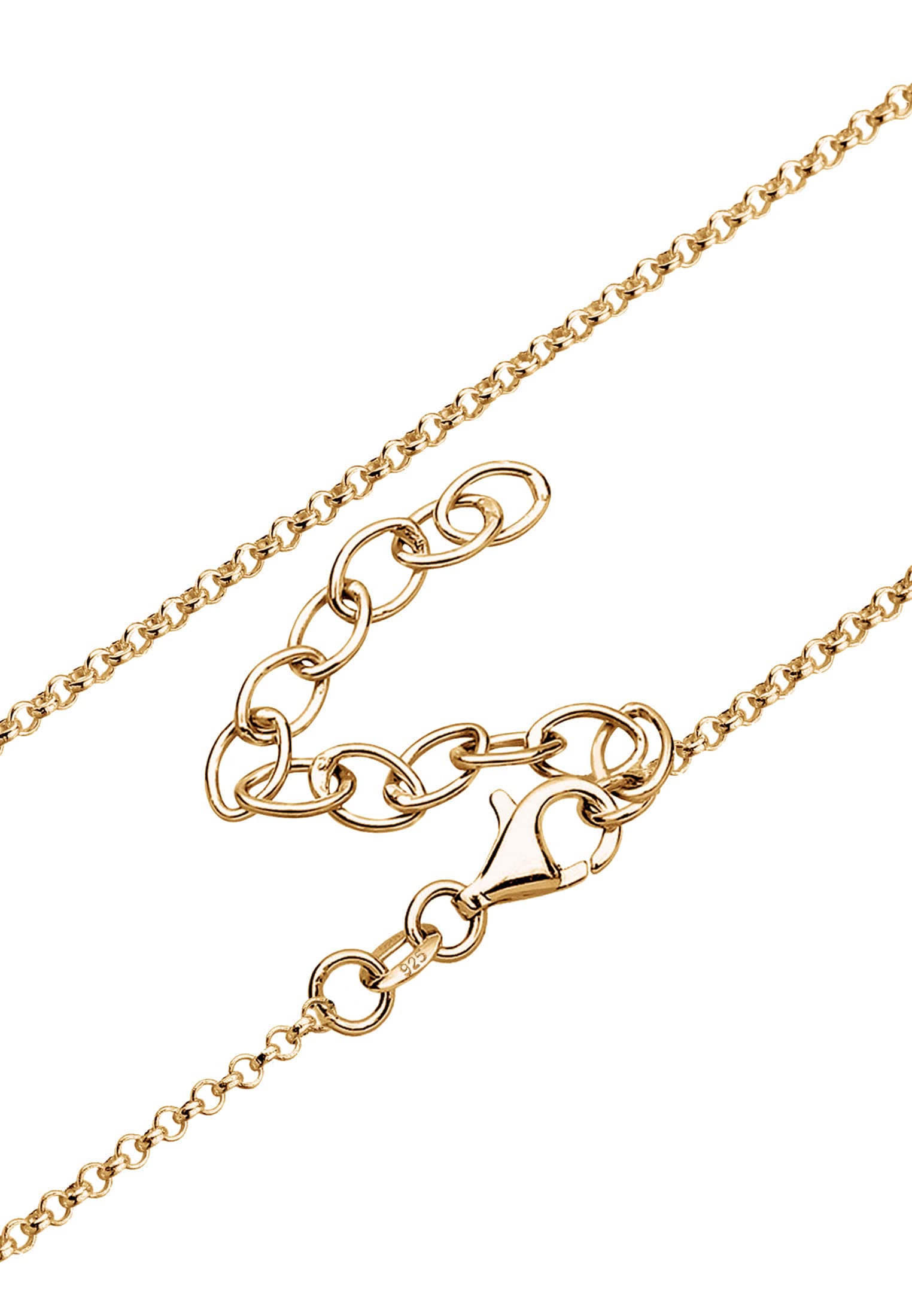 Elli Halskette Damen mit Infinity Symbol Unendlichkeit in 925 Sterling Silber 38 cm Länge
