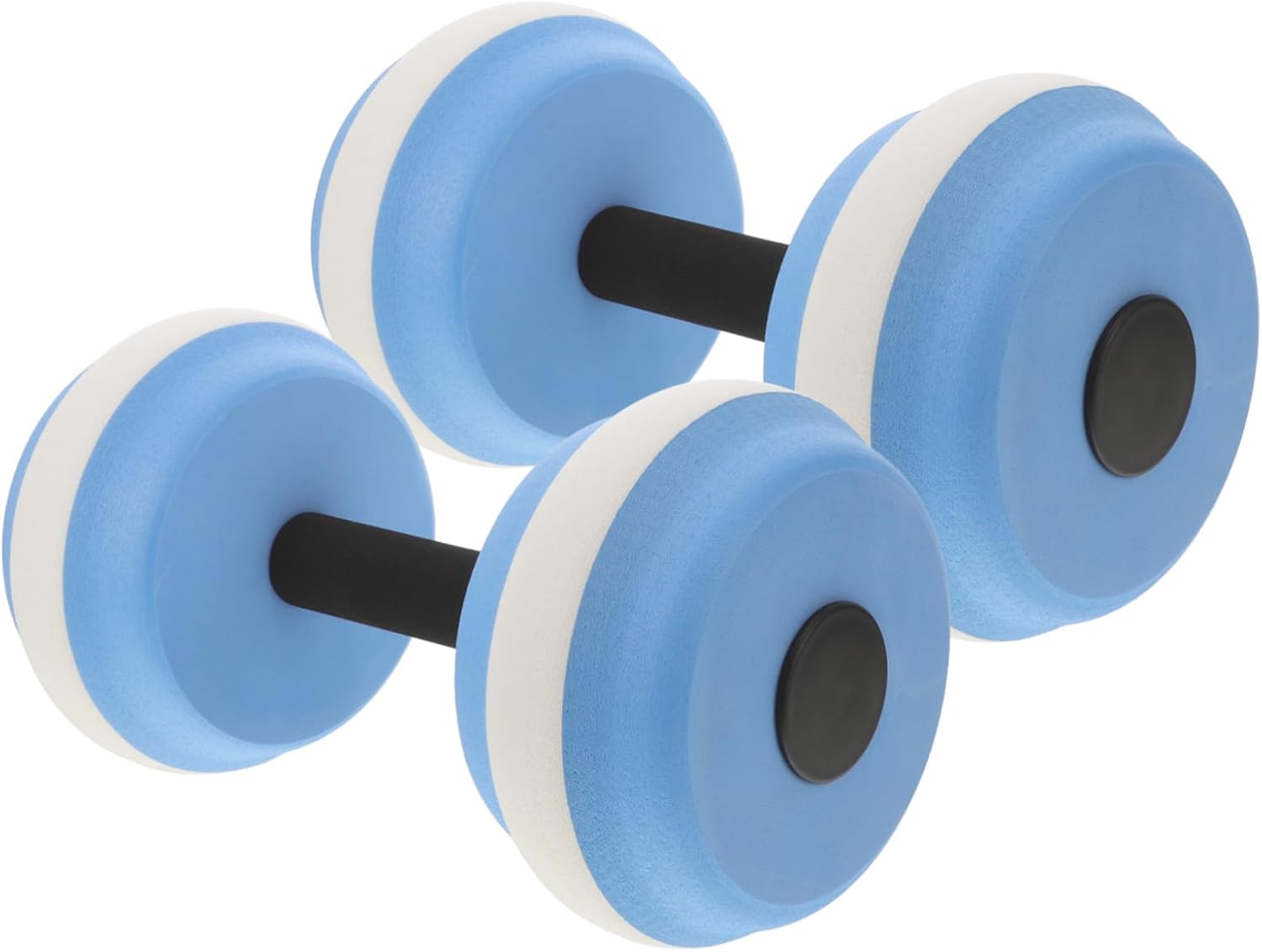 Kisangel 1Pair Floating Dumbbells for Water Exercise Portable Swimming Weights for Pool Fitness for Aquatic Workouts Durable Resistance for Strength Training