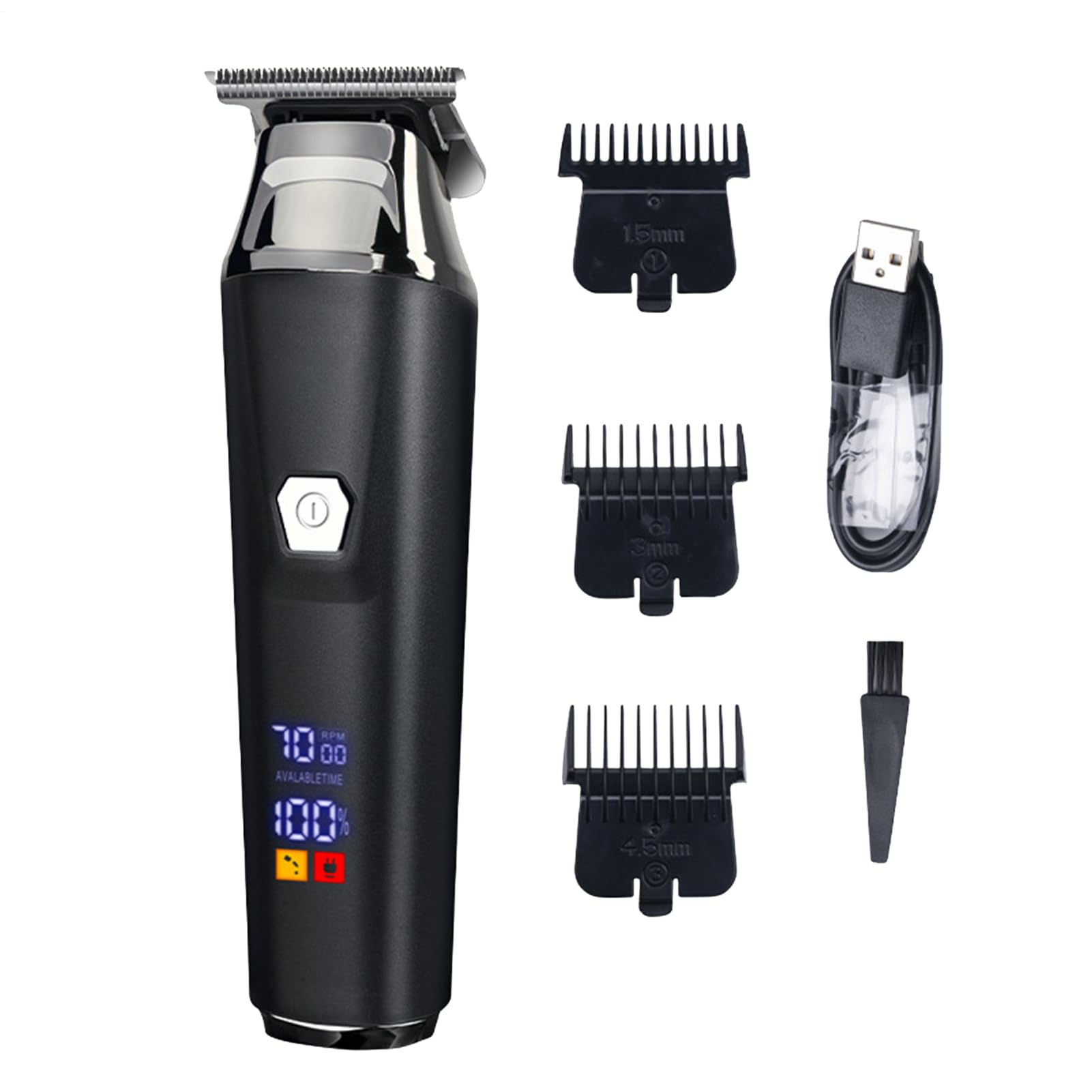 Tondeuse électrique pour coupe de cheveux rechargeable et rasoir jambes dos - 8