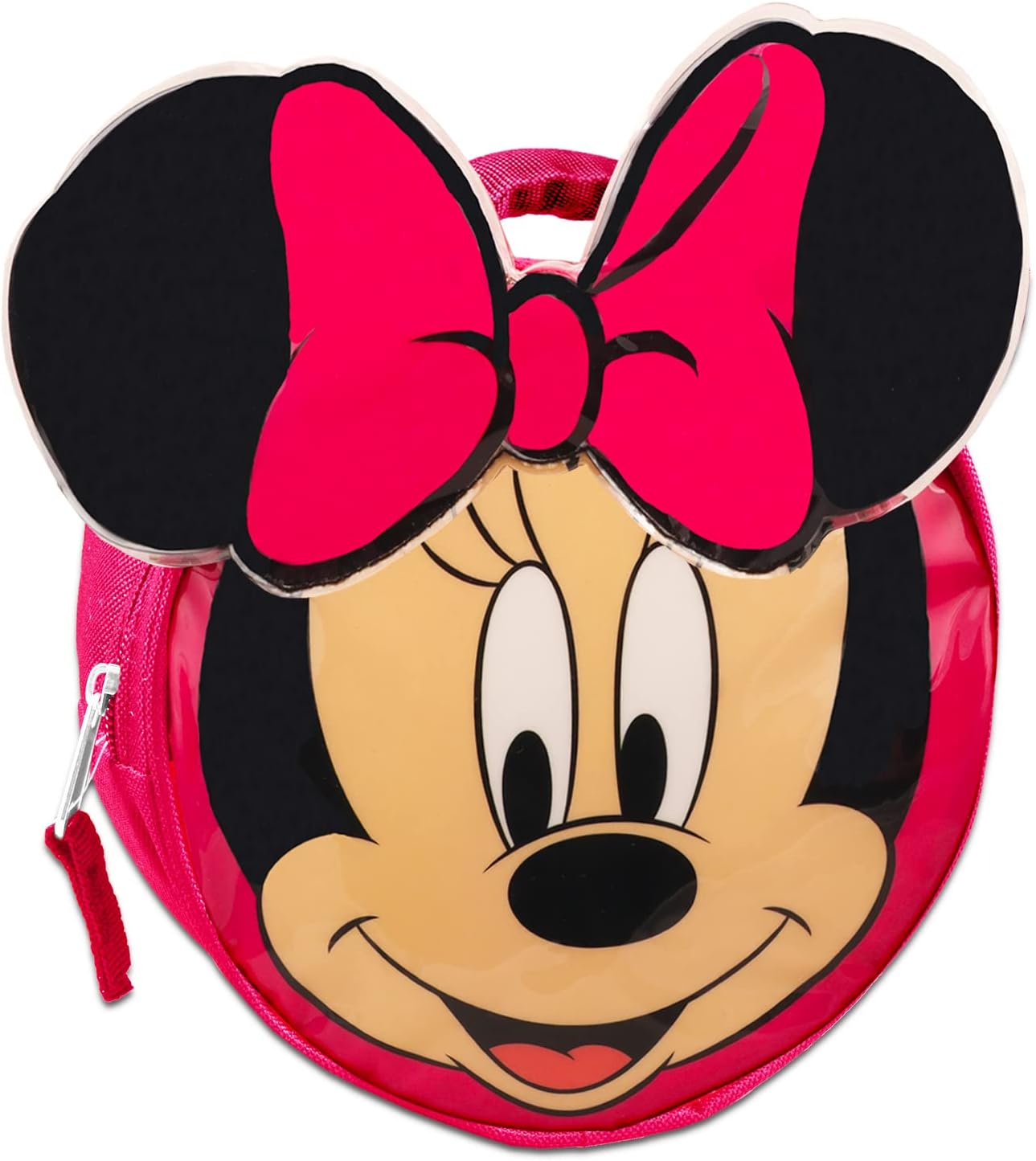 Disney Minnie Mouse Backpack and Lunch Box Set - 16" Backpack with 3 Zipper Pockets, Lunch Bag, Stickers, & More | Minnie Mouse School Supplies