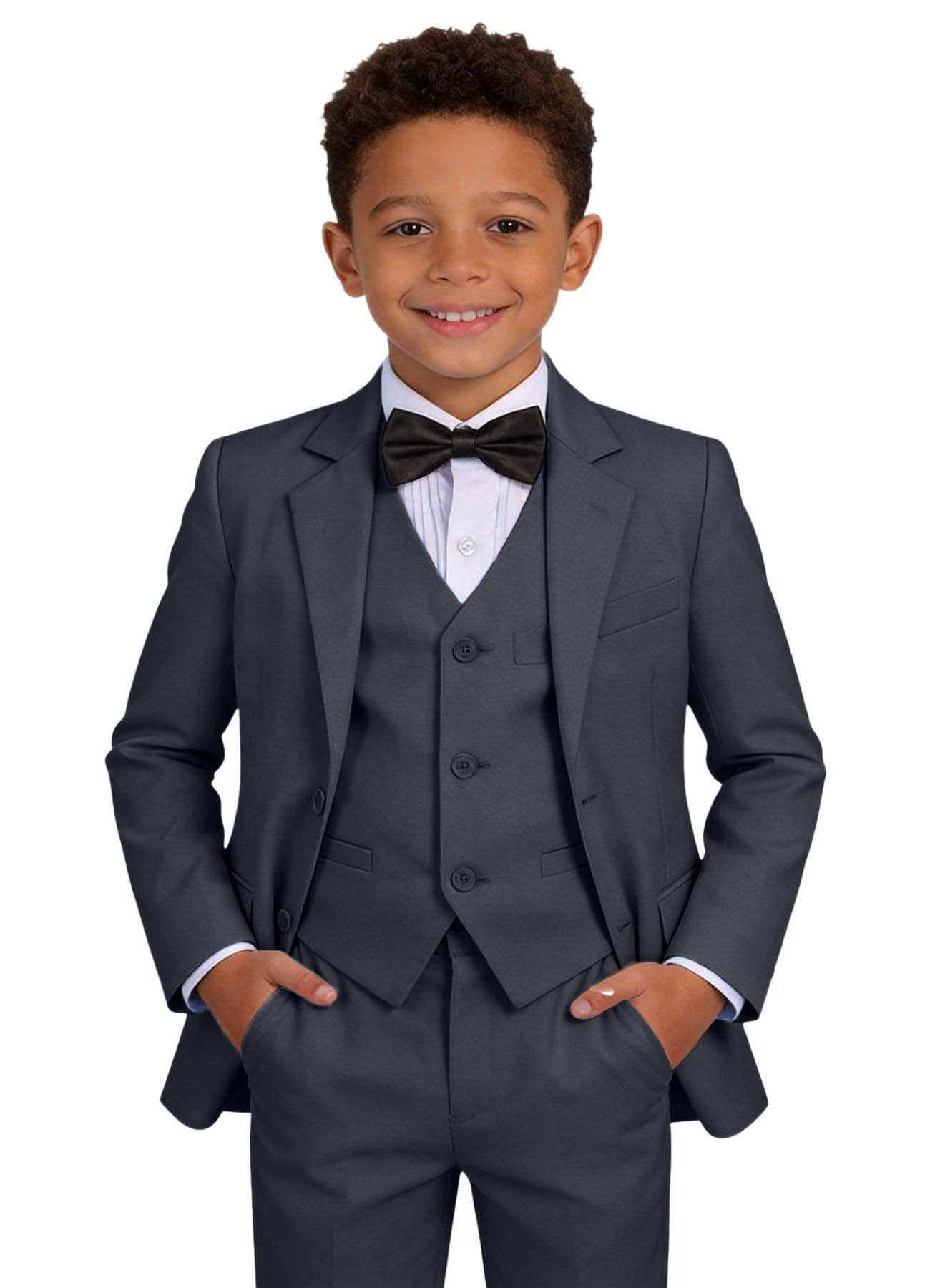 Boys Suit for Kids Formal Slim Fit Tuxedo Suits Ring Bearer Outfit