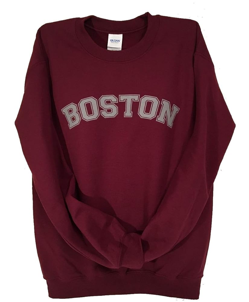 Amazon.com: Dalliance Boxers Boston Sweatshirt, Maroon with