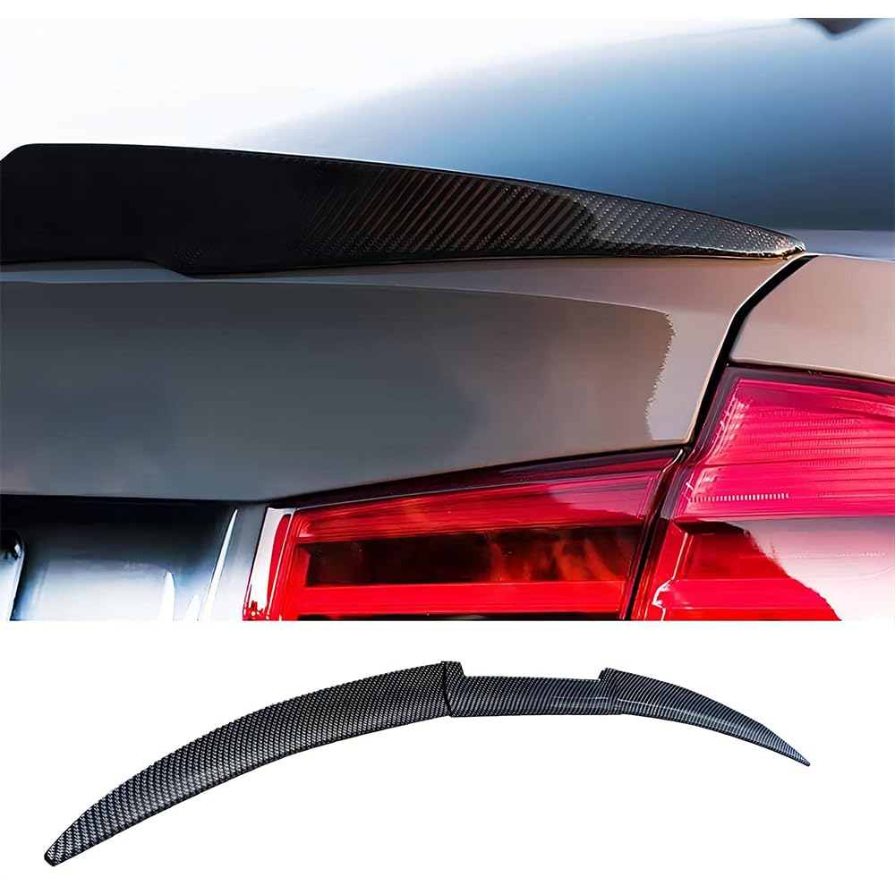 SZYLCD Car Rear Spoiler for Mitsubishi Xpander/Xpander Cross 2018-2024, ABS Material Segmented Rear Boot Wing Spoiler Rear Trunk Roof Spoilers Tail Wing Modification Accessories