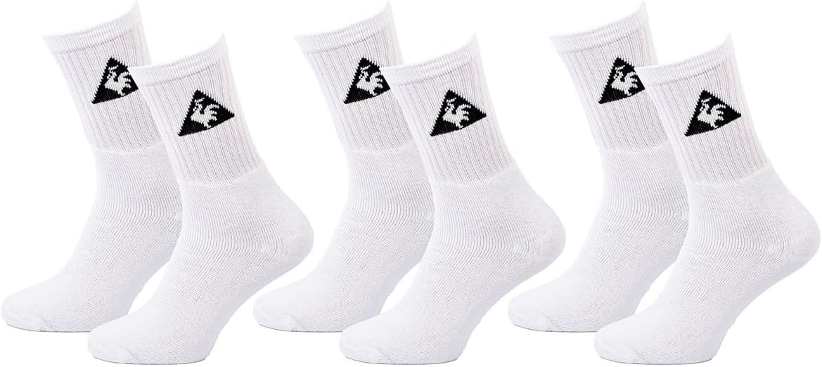 Le Coq SportifX3 Pairs White Men's Socks K6018