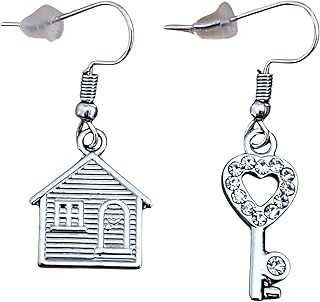 Realtor House Key Earrings Realtor Gift House Key Charm Jewelry Housewarming Gift Loan Officer Real Estate Agent Broker Realtor Homeowner Gift
