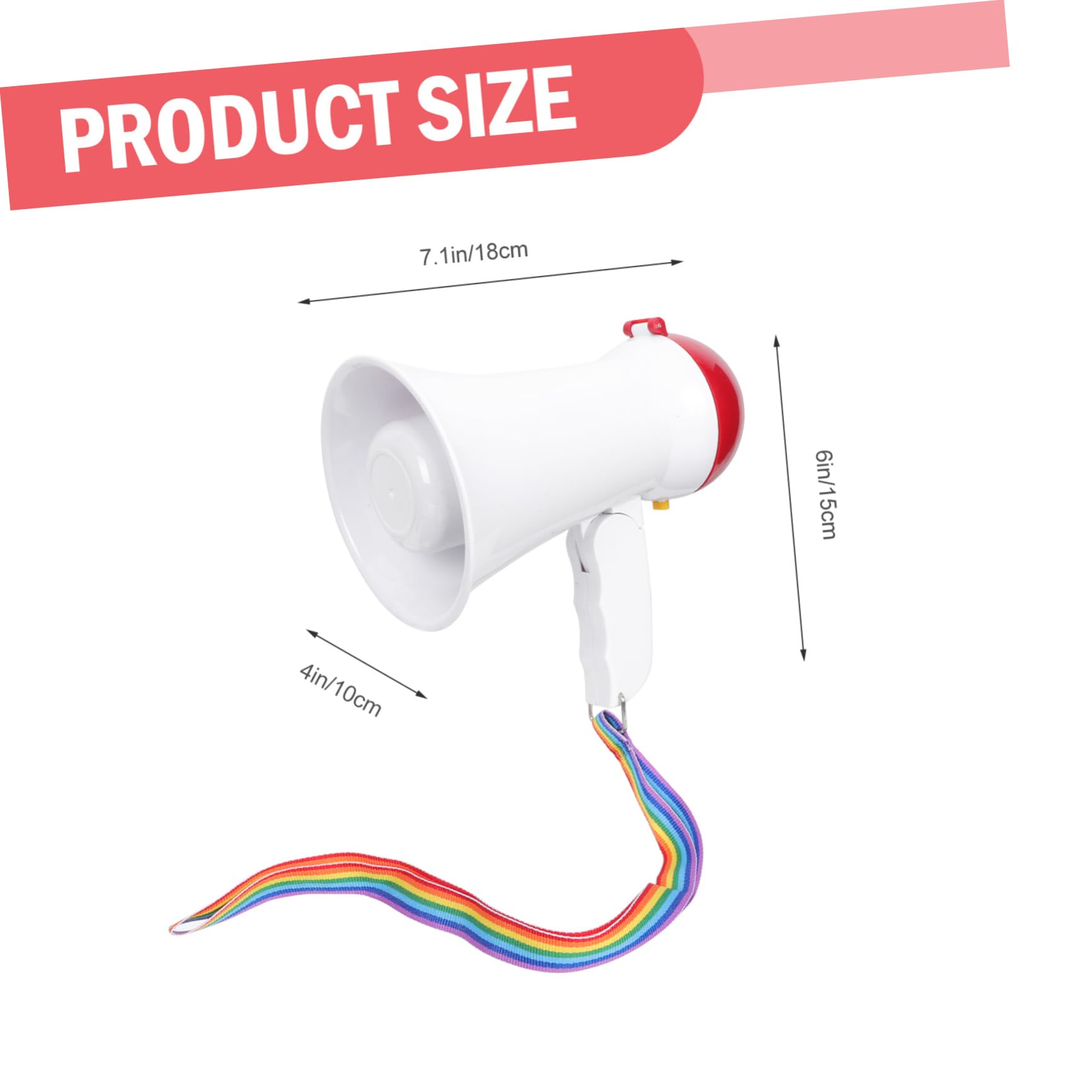 KESYOO Megaphone Speech Amplifier Portable Mall Loudspeakers Handheld Amplifier