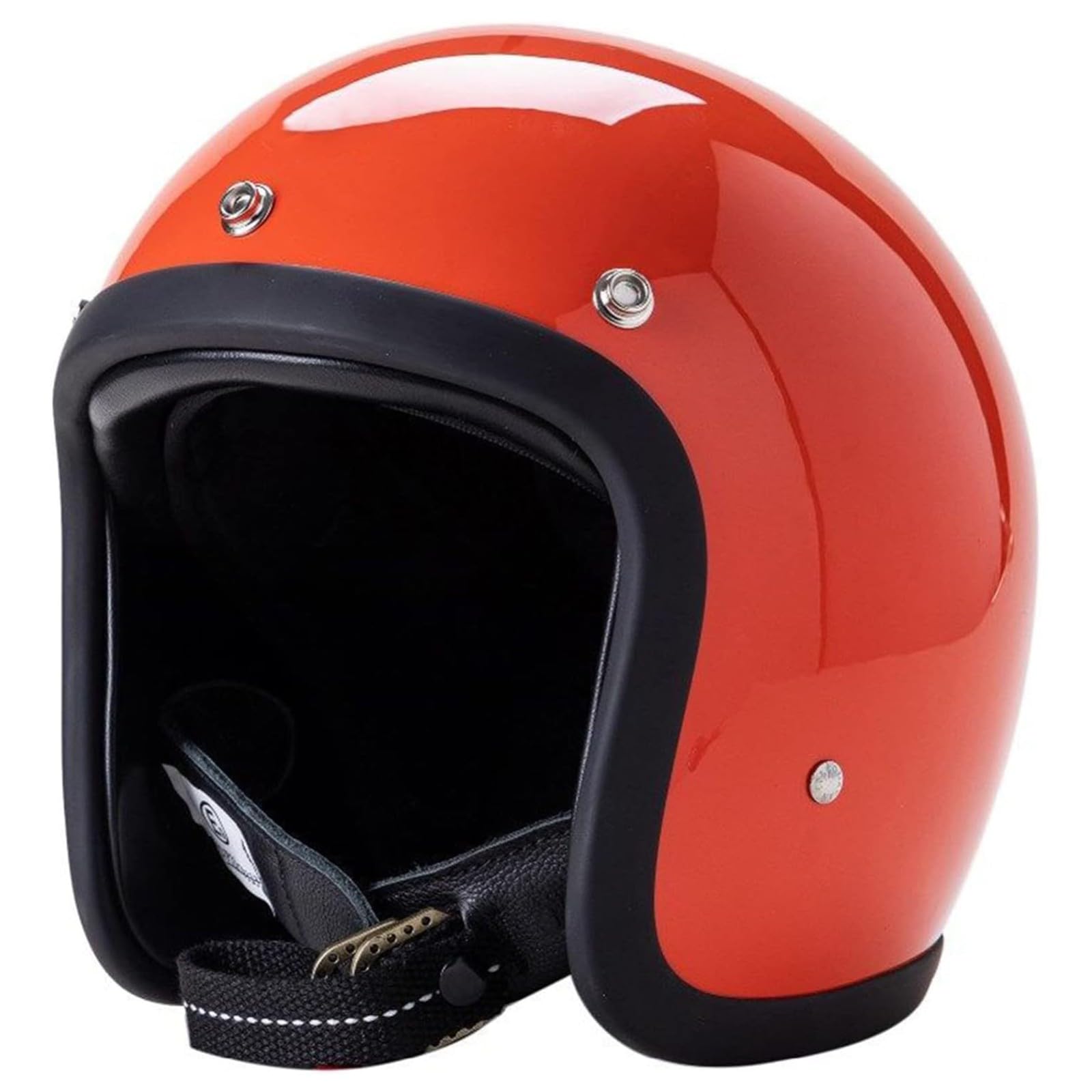 Casque Moto Japonais à Visage Ouvert Casque Moto Jet Petit Corps Casque Demi-Recouvert en Fibre Verre Casque Rétro Adulte 3/4 Approuvé ECE Casque Protection Hommes Et Femmes