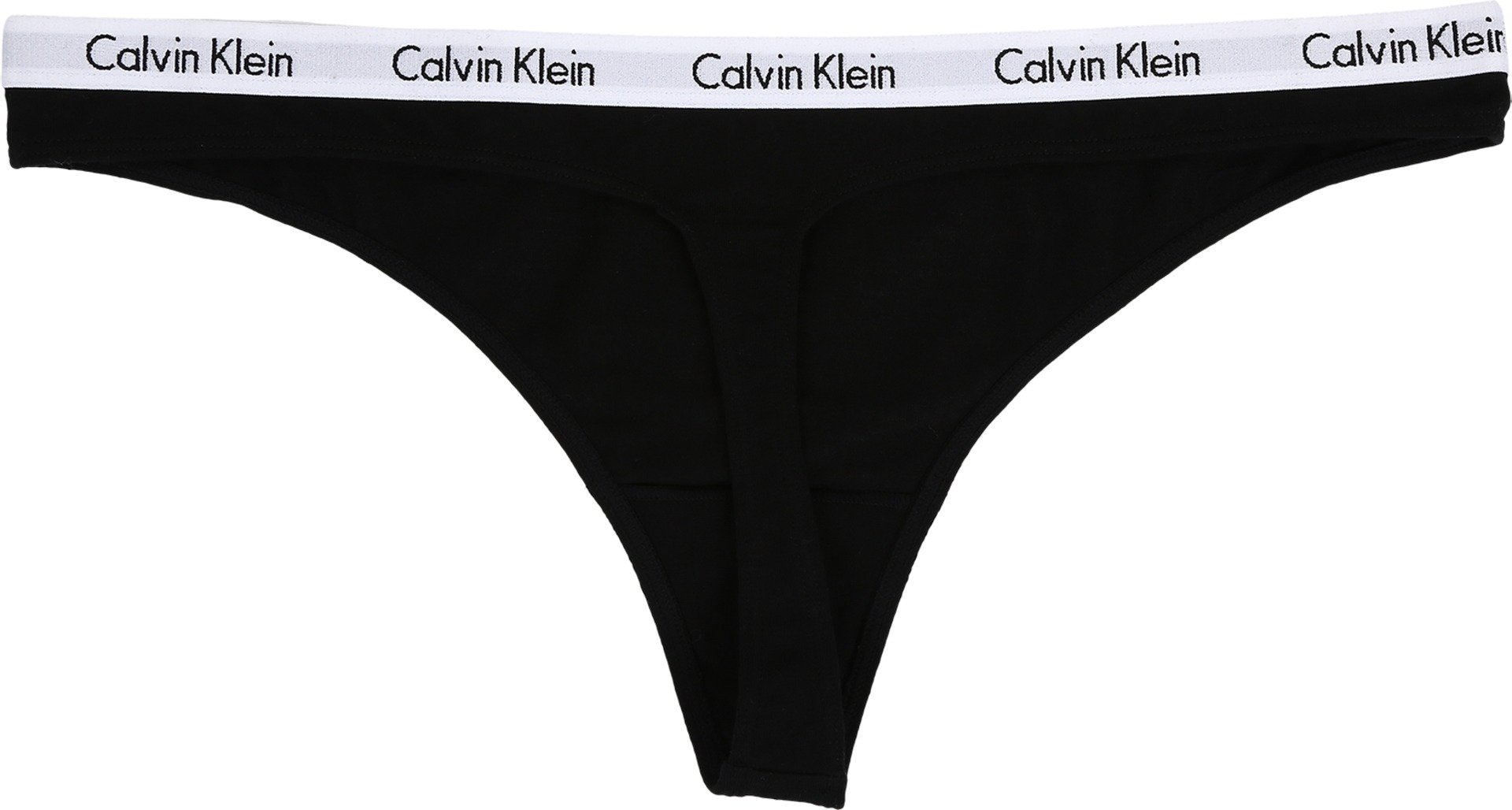 Calvin Klein Women's Carousel Logo Cotton Stretch Thong Panties, 3 Pack: Small Black/White/Grey Heather