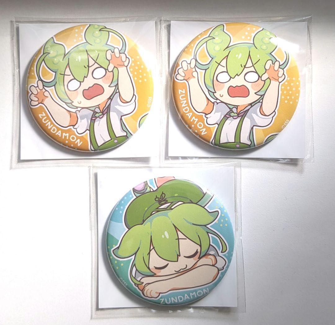 ☆ずんだもん☆ カプくじ 浴衣ぬいぐるみ ストラップ 缶バッジ ずんだもん くじ | カプくじオンライン