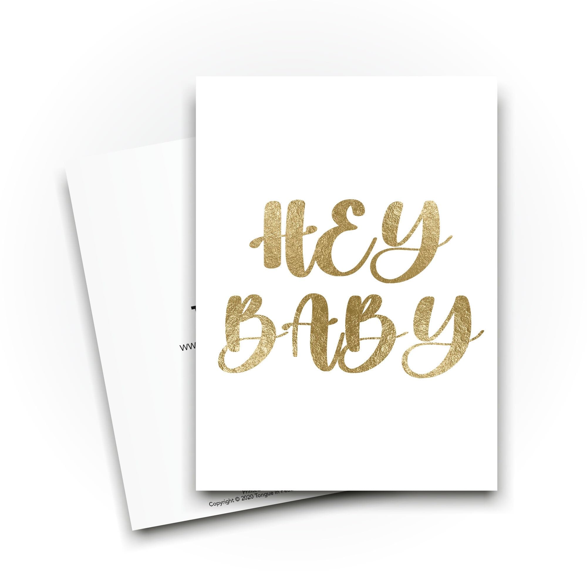 Biglietto di auguri la mamma unisex con scritta in inglese Baby