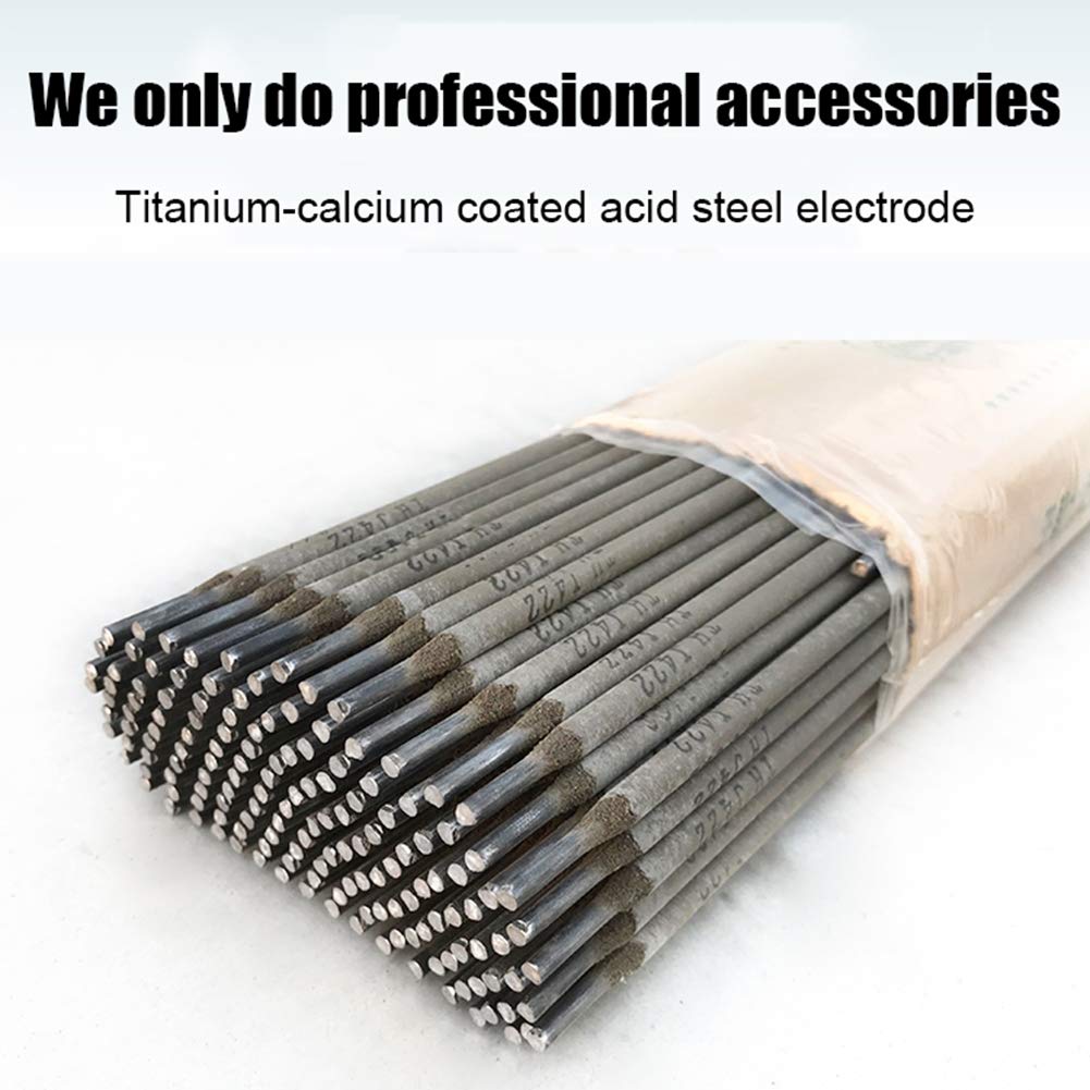 Electrodos De Soldadura, 2,5 * 300 Mm De Diámetro, Pequeño Chapoteo Escoria Fácil De Eliminar Ajustar El Empuje Arco Caliente Apto para Soldadores,3.2(2.7kg)