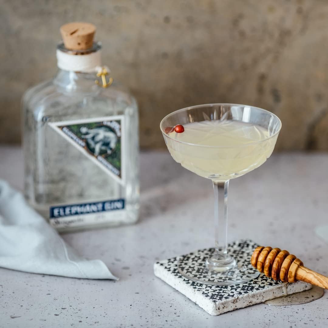 Elephant Gin Navy Strength – Alta Graduación, Ginebra Potente, Gin Intenso para Cócteles, 500 ml