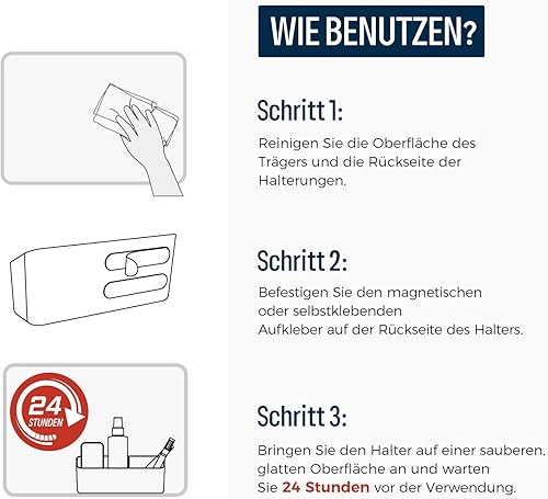 Miniatura 8 de loukin Paquete de accesorios para pizarra blanca | Kit de limpiador de pizarra blanca no tóxico (17 fl oz) y soporte magnético y adhesivo para
