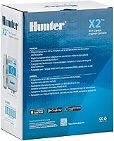 Vista 5 de Hunter X2 - Controlador de aspersor de 4 zonas, temporizador de riego al aire libre para césped y jardín, riego inteligente con programación basada