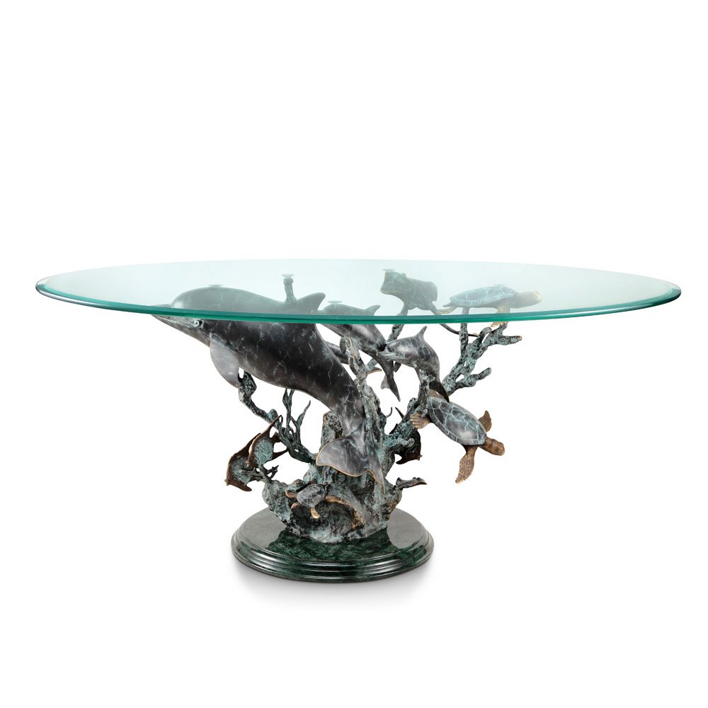 SPI Dolphin Seaworld Coffee Table