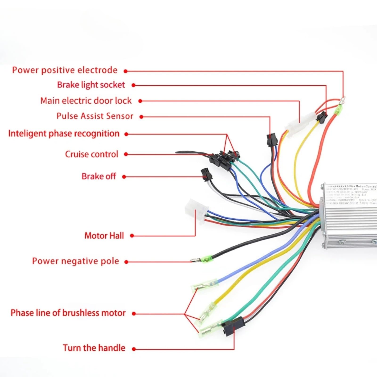 1PCS 350W Controlador de motor Modo dual