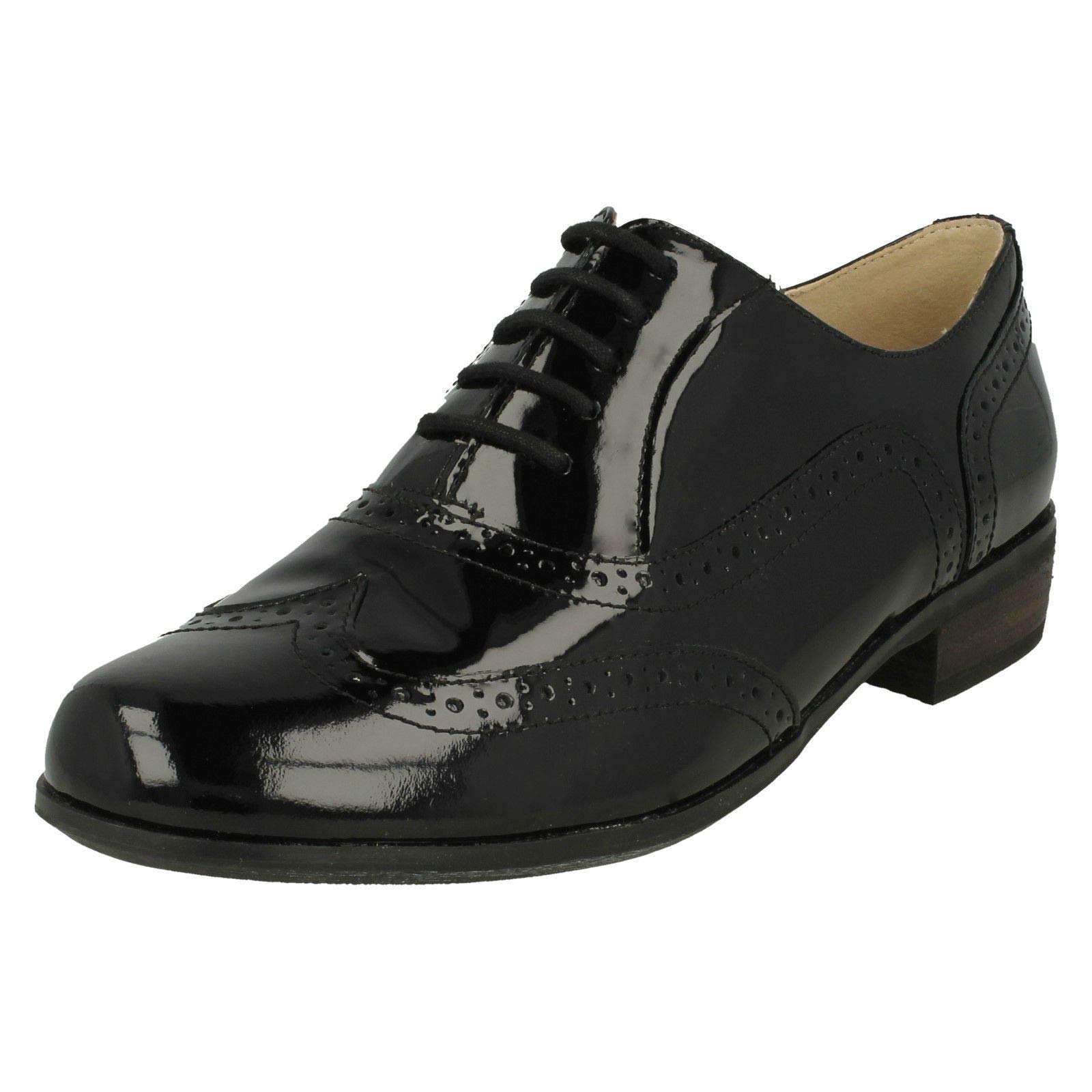 Clarks Womens Casual Clarks Hamble Oak Leather Shoes, black*3.5 UK