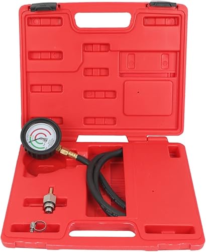 Miniatura 2 de CMTOOL Kit de probador de presión trasera de escape con funda de transporte, medidor de presión trasera de escape con manguera de 6 pies, probador
