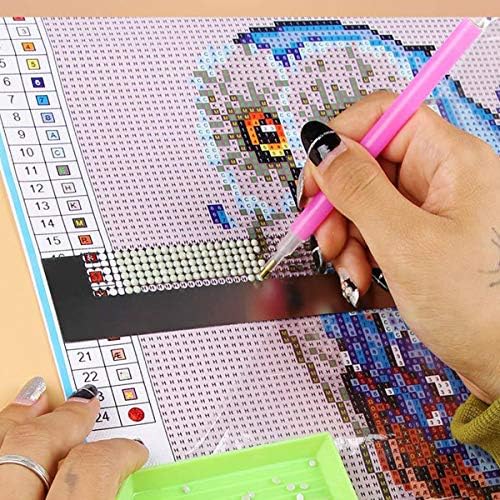 Chstarina 3 pieces Diamond Painting Ruler 250 Holes 408 Holes 5D Diamond Painting Drawing Tool Ruler Stainless Steel Point Drill Tool for Round & Square Full Drill or Partial Drills