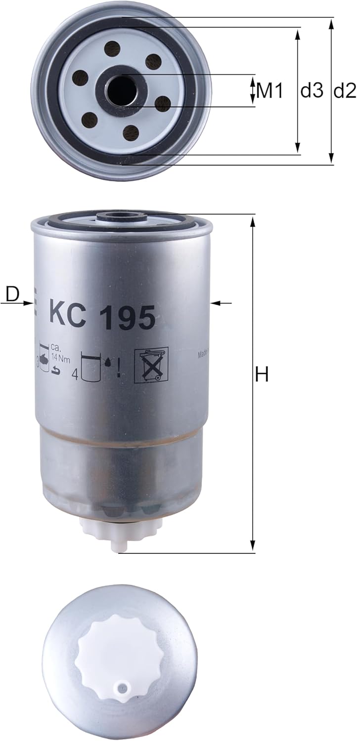 Knecht KC 195 Fuel Filter by Knecht