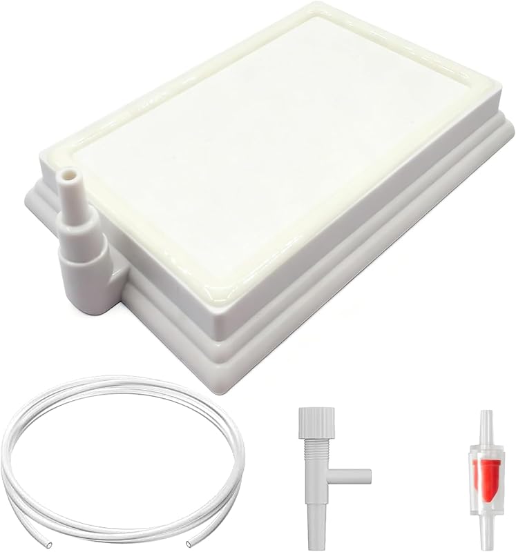 Bloque rectangular de piedra de aire nano, 1 paquete de difusor de acuario de 3x4,5 pulgadas