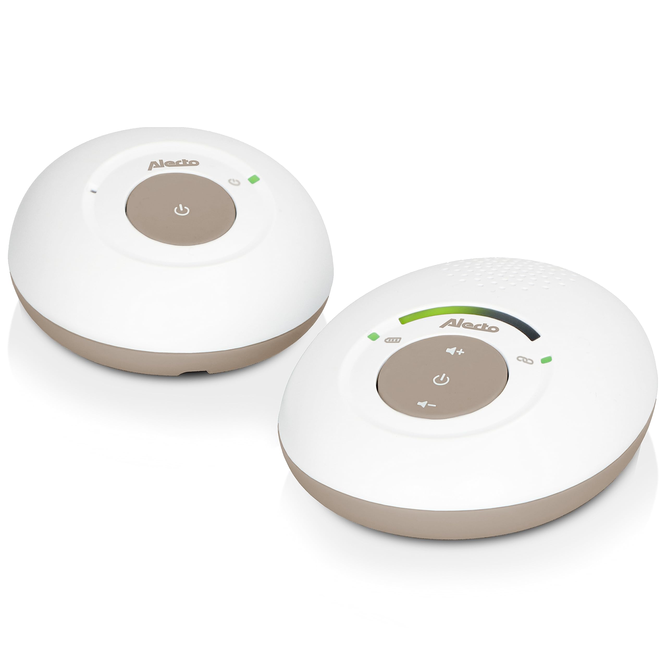 Alecto DBX110BE - Full Eco DECT Babyfoon - Wit/Beige