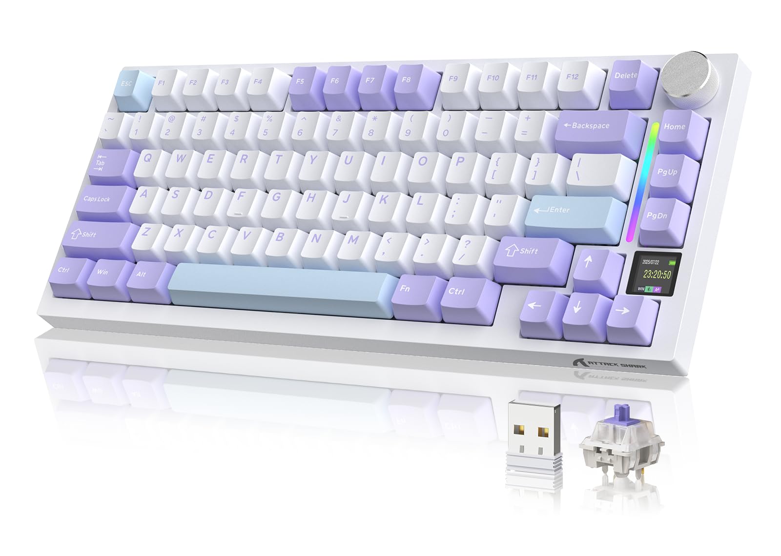 Amazon | A.JAZZ×ATTACK SHAKR X820 Ultra ゲーミングキーボード 無線